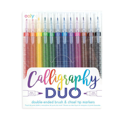 Ooly Duo Calligraphy, 12 Dubbla Kalligrafimarkers