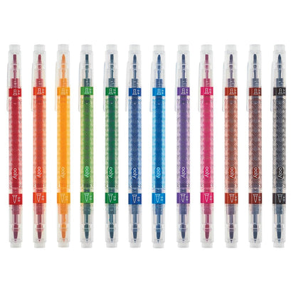 Ooly Duo Calligraphy, 12 Dubbla Kalligrafimarkers