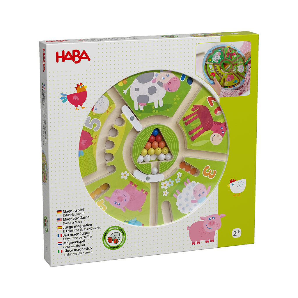Haba Magnetisk Labyrintbana, Tal