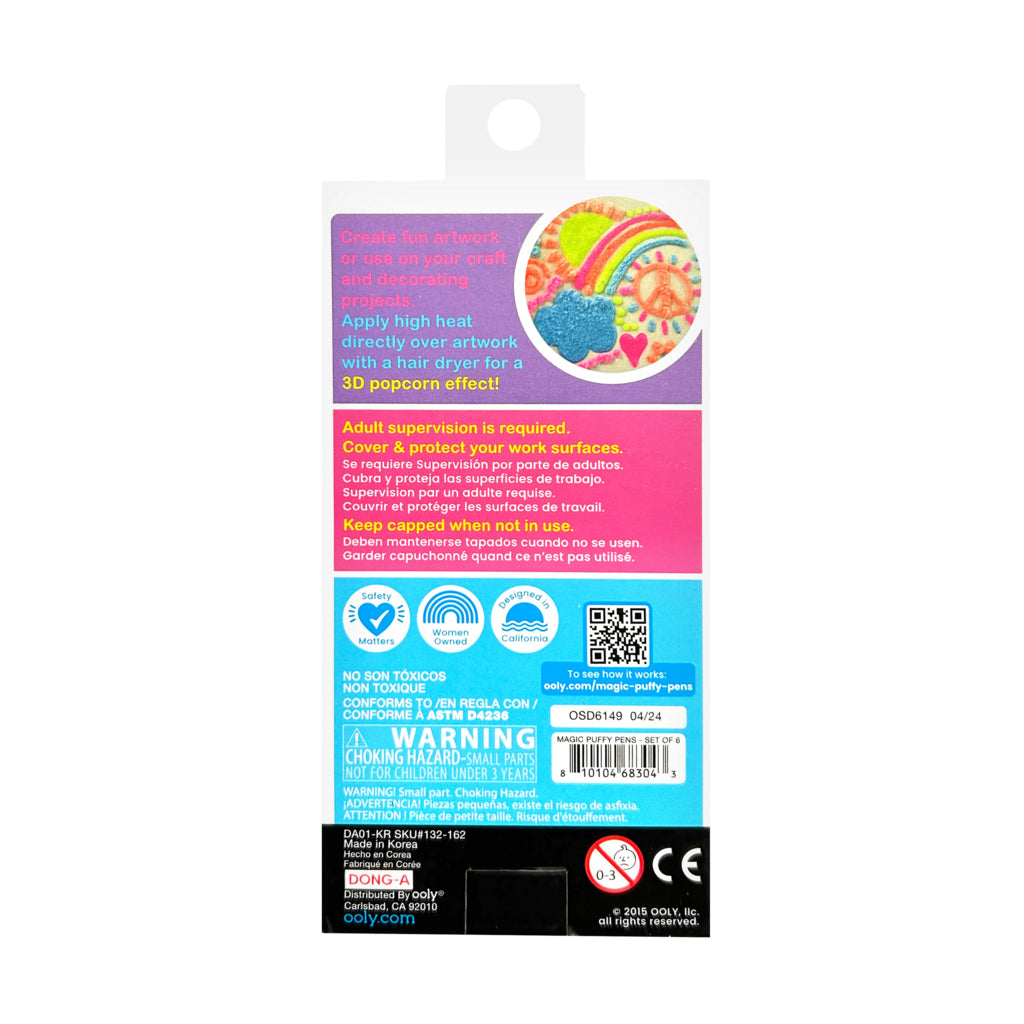 Ooly 6 magiska puffpennor