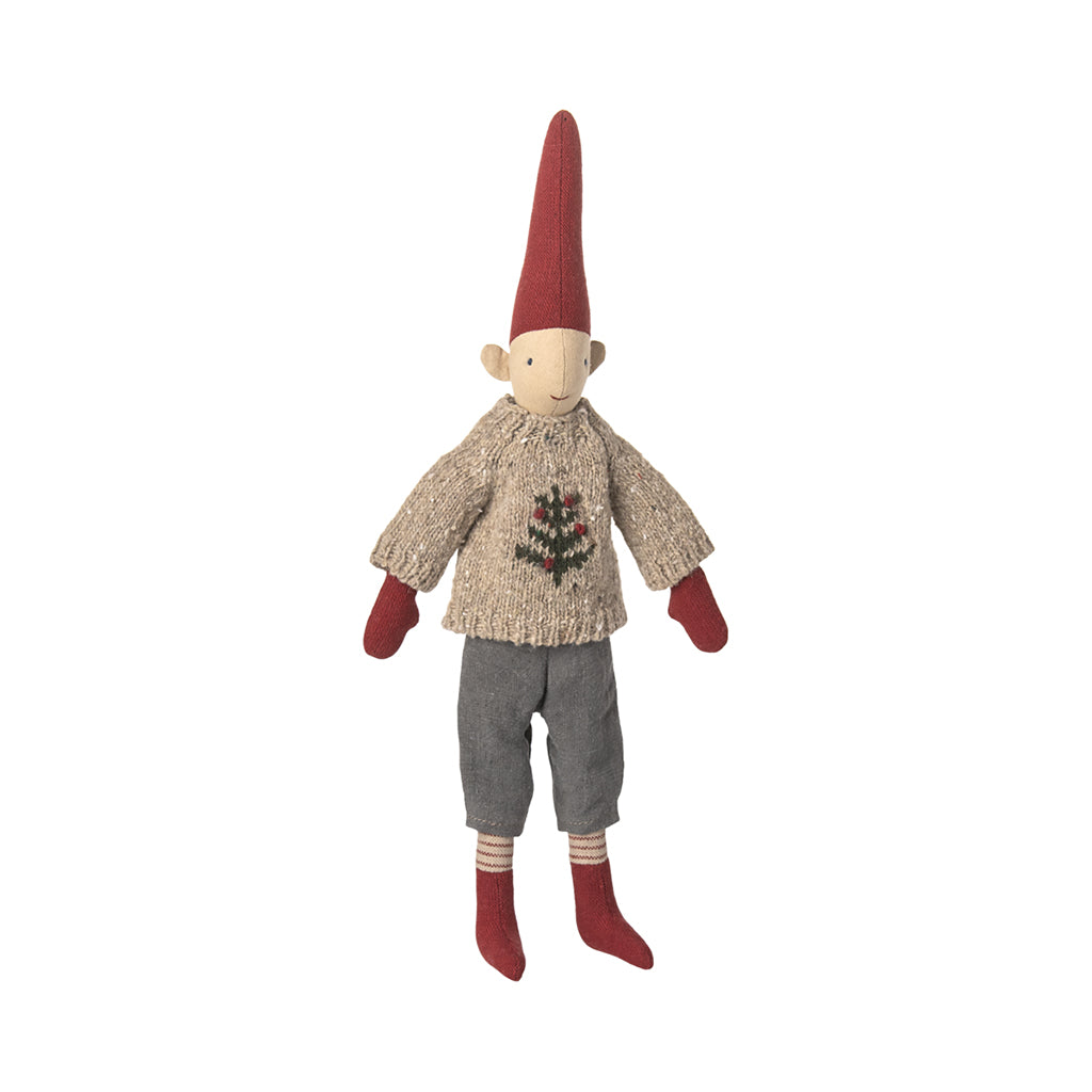 Maileg Nisse, Str. 2, Dreng - Strikket sweater