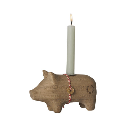 Maileg Ljusstake, liten gris – Natur