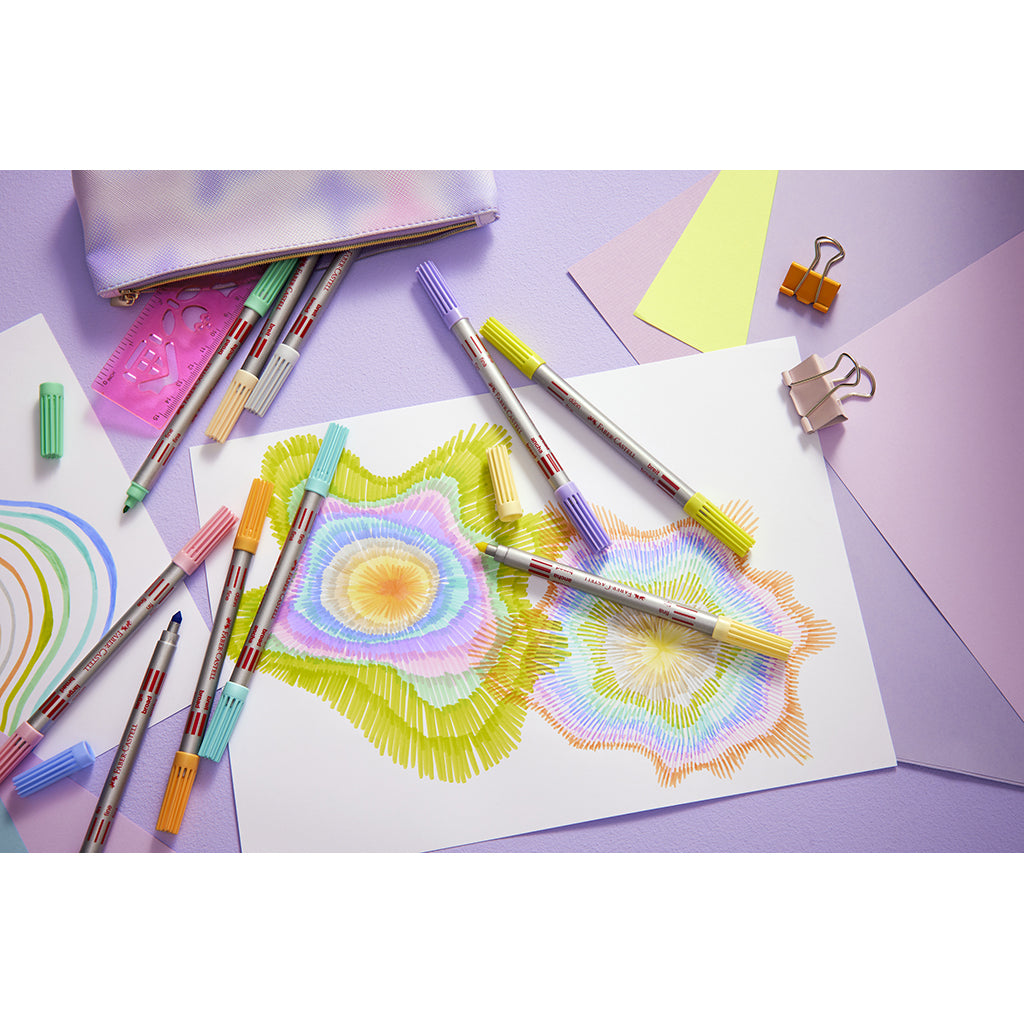 Faber-Castell, Dubbelpennor med tjock och tunn spets - 10 st.