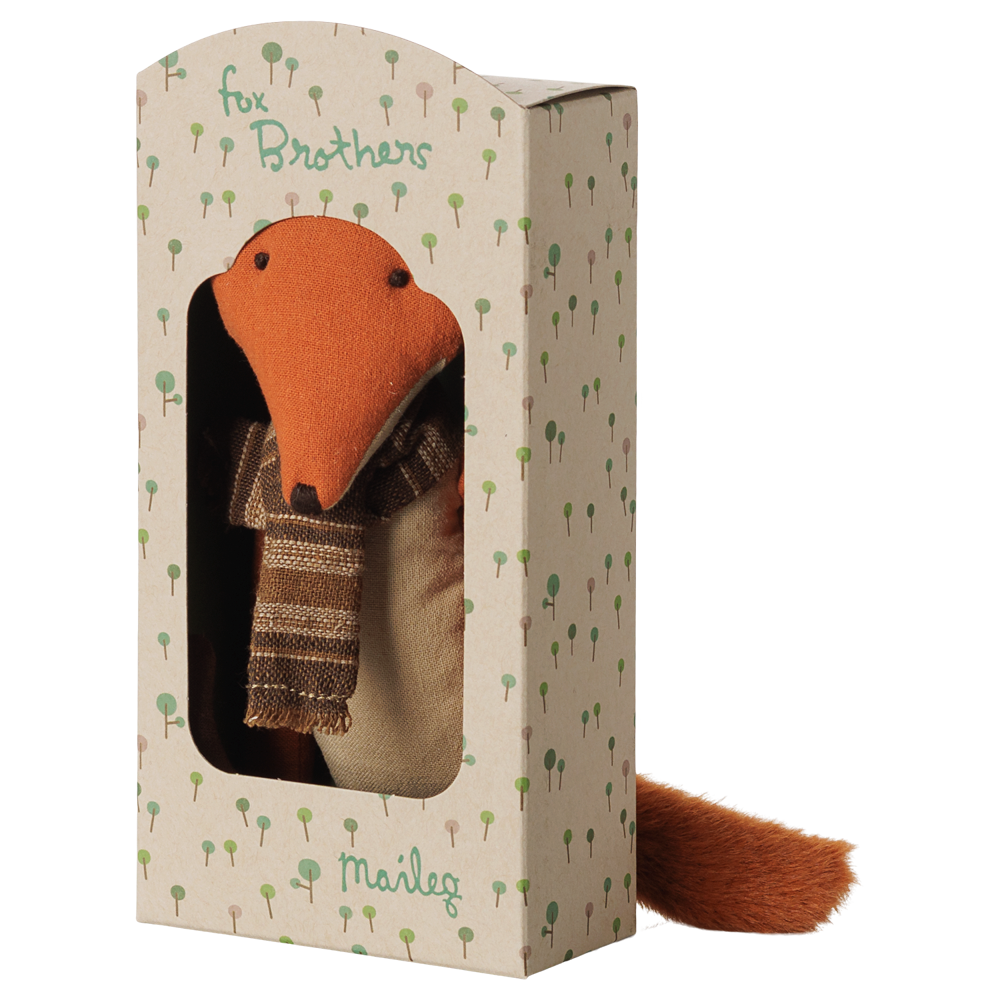 Maileg-räv, storebror – 23,5 cm