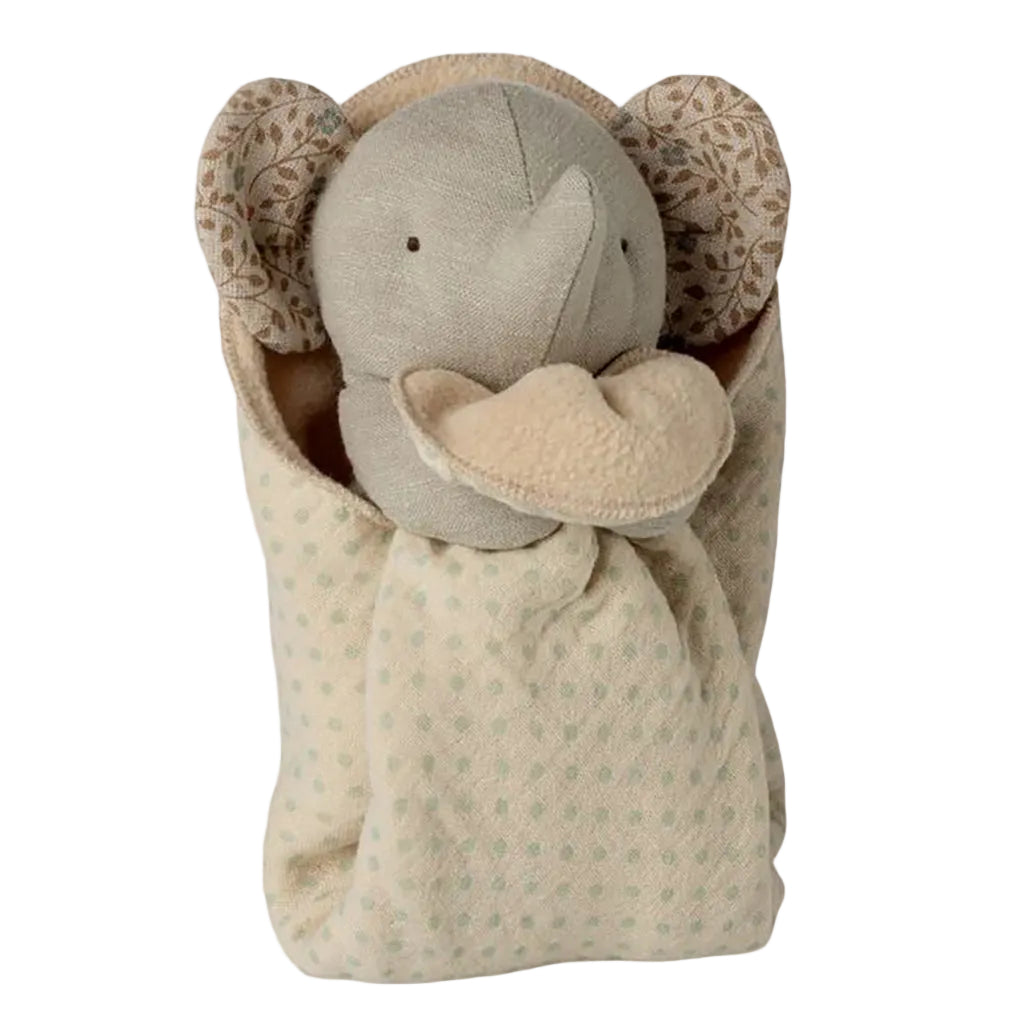 Maileg Lullaby friends, Elefant gosedjur, Mini - Grå