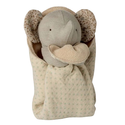 Maileg Lullaby friends, Elefant gosedjur, Mini - Grå