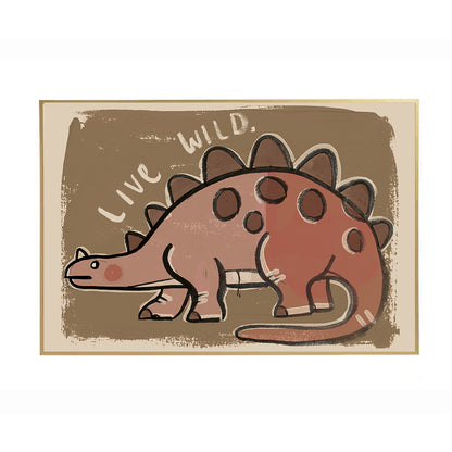 Studio Loco barnposter, Dino live wild - 70 x 50 cm