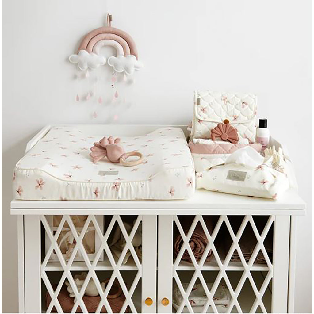 Cam Cam förvaringsväska för våtservetter, Windflower creme