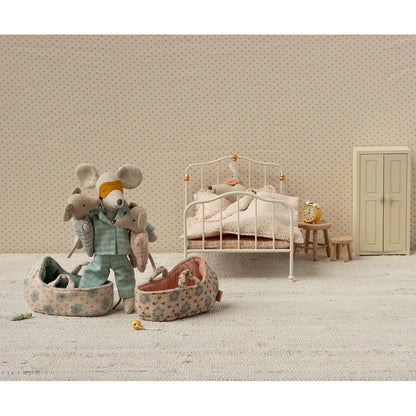 Maileg Babymus i babylift, Rose