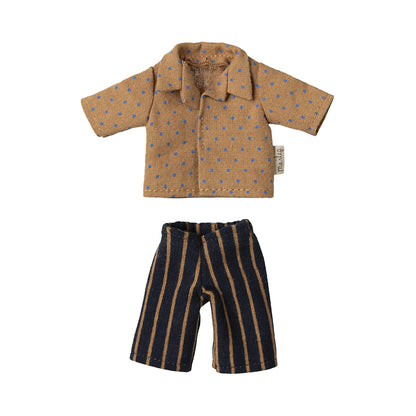 Maileg tilbehør til far mus, Skjorte og stribede bukser