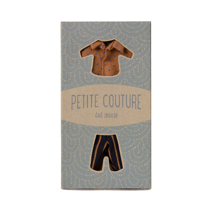 Maileg tilbehør til far mus, Skjorte og stribede bukser