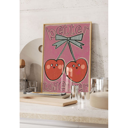 Studio Loco barnposter, Cherries – 50 x 70 cm