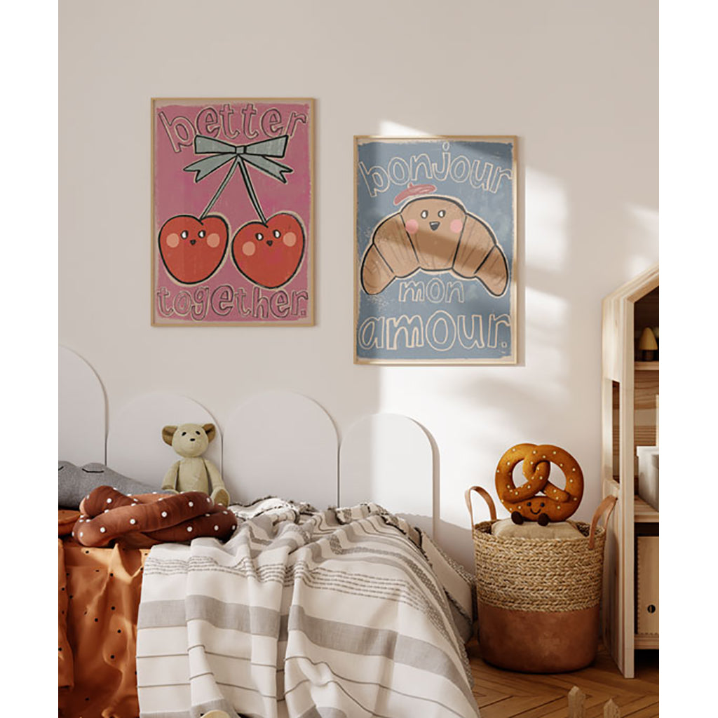 Studio Loco barnposter, Croissant - 50 x 70 cm