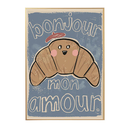 Studio Loco barnposter, Croissant - 50 x 70 cm