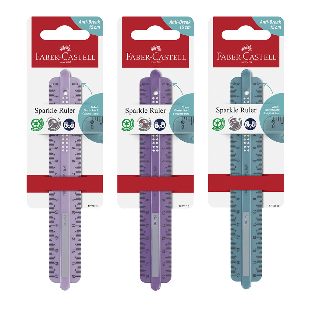 Faber-Castel Linjal 15 cm, flera varianter