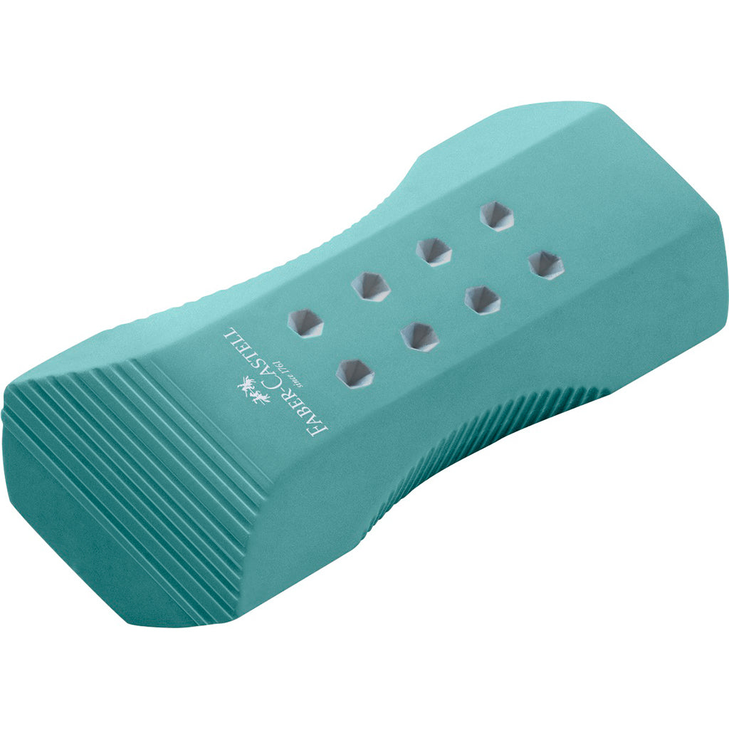 Faber-Castell suddgummi med glitter, 3 ass. färger