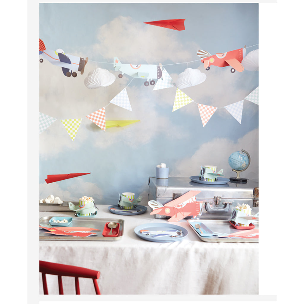 Meri Meri pappersmuggar, Plane cups – 8 st