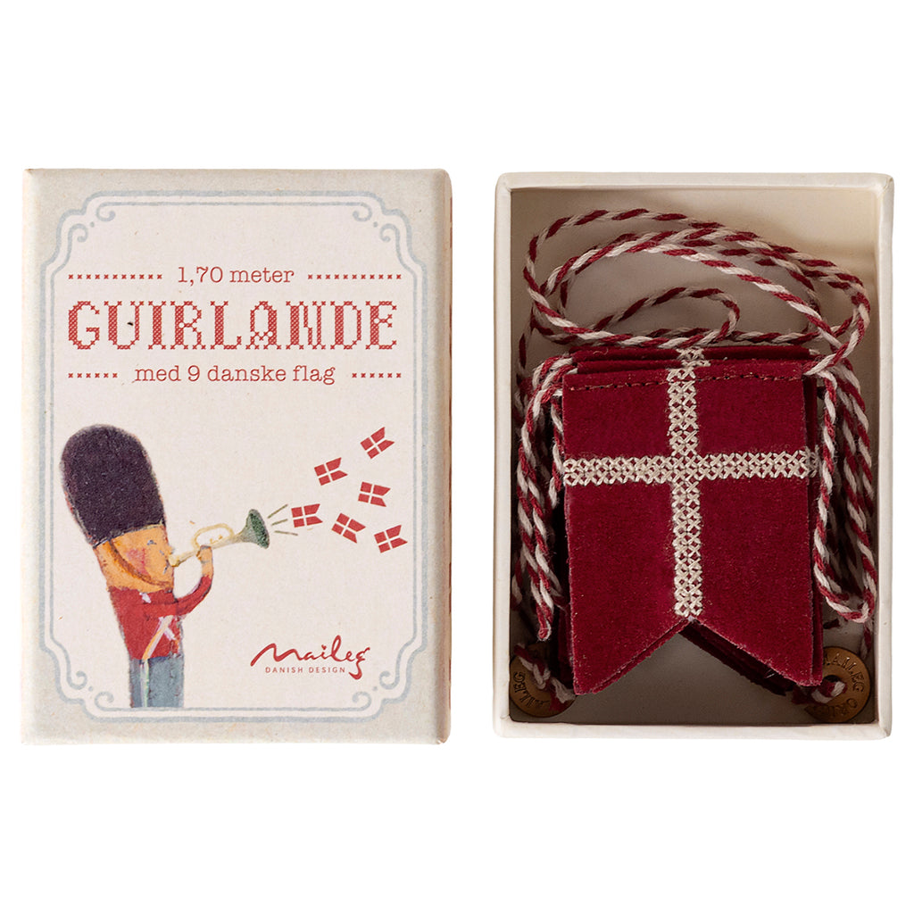 Maileg flaggirland, Dannebrog