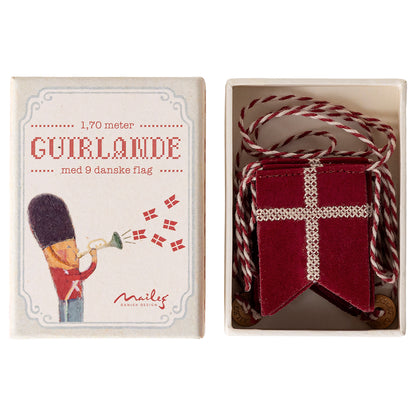 Maileg flaggirland, Dannebrog