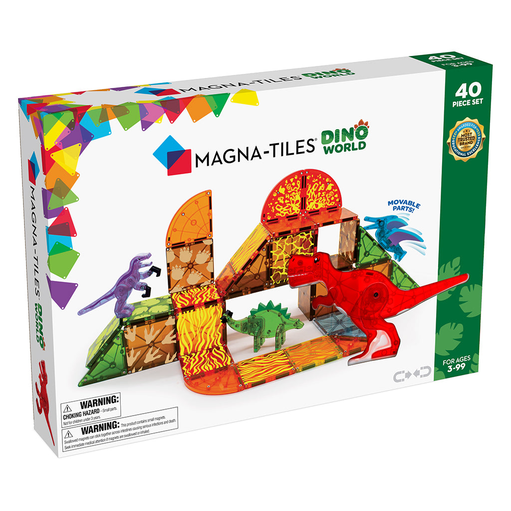 Magna-Tiles Dino world, 40 delar