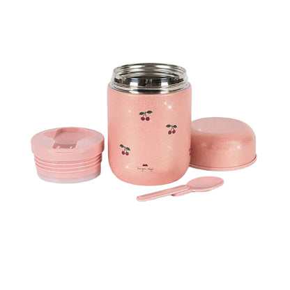 Konges Sløjd glitter termo madkasse, Cherry glitter