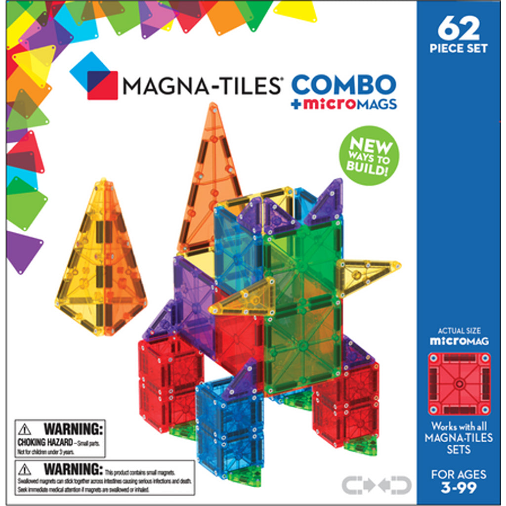 Magna-Tiles MicroMAGS Kombi 62 st