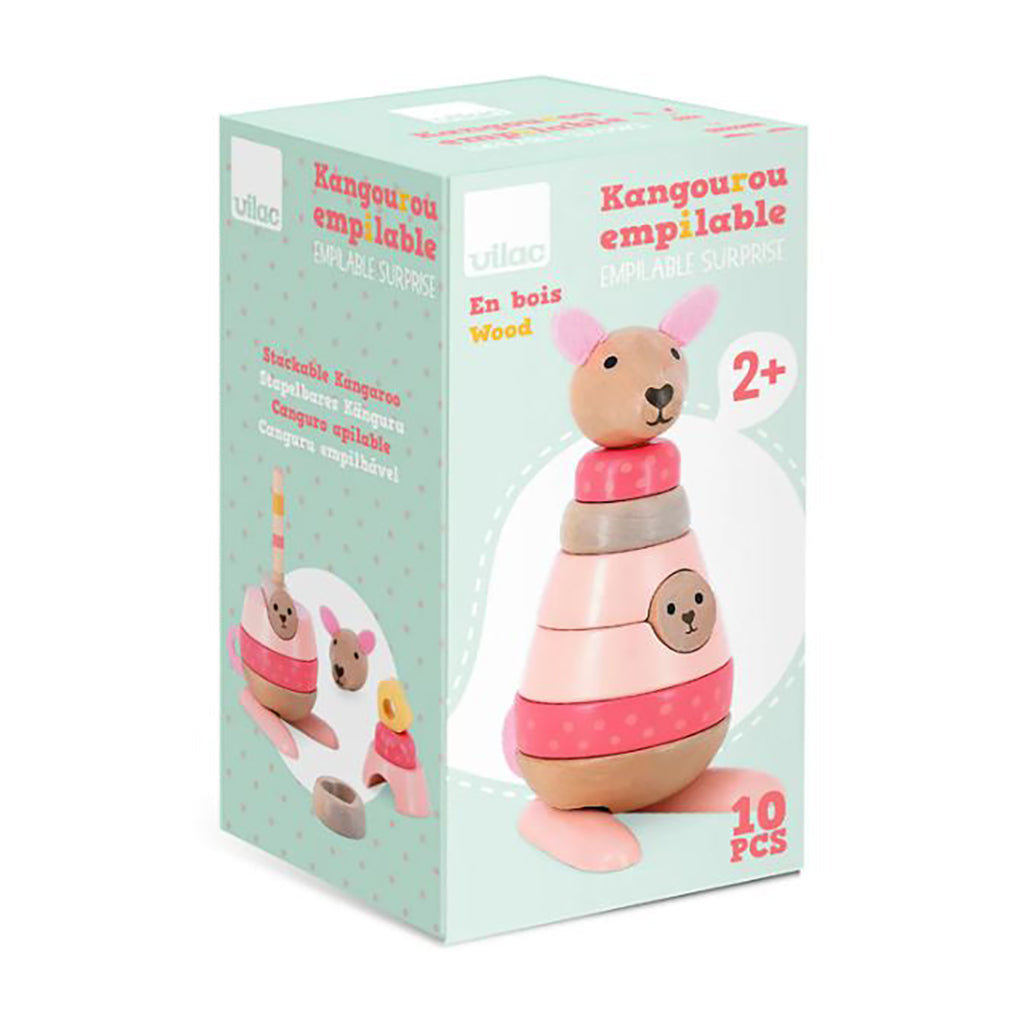 Vilac Stapelleksak, Känguru, 10 delar