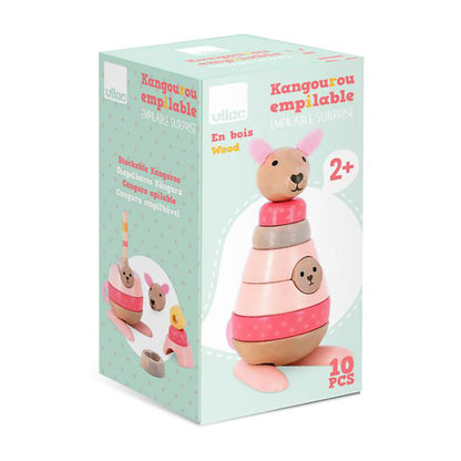 Vilac Stapelleksak, Känguru, 10 delar
