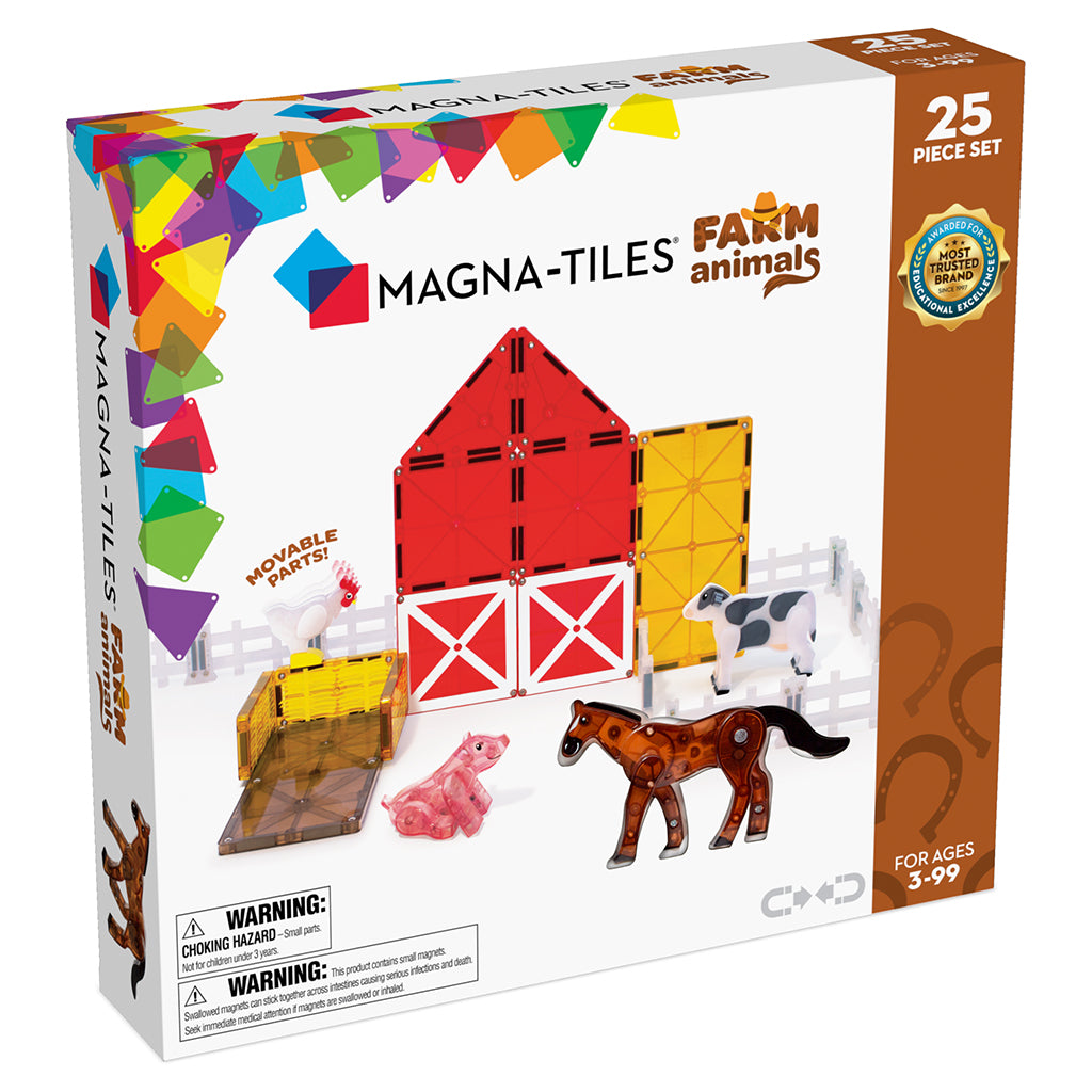 Magna-Tiles Bondgårdsdjur, Magnetiskt byggset med 25 delar