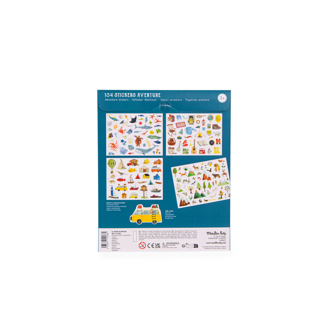 Moulin Roty - Klistermärken 133 st - Explorer