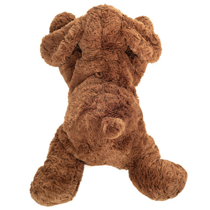 Teddy Hermann bamse, Liggende hund 40 cm - brun