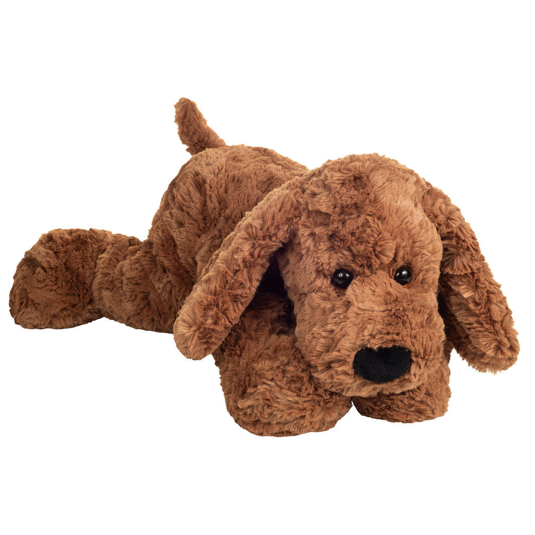 Teddy Hermann bamse, Liggende hund 40 cm - brun