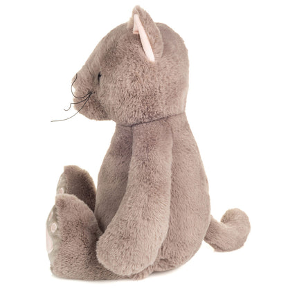 Teddy Hermann bamse, Katten Milly 35 cm - grå