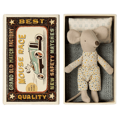 Maileg Lillebror mus i tändsticksask