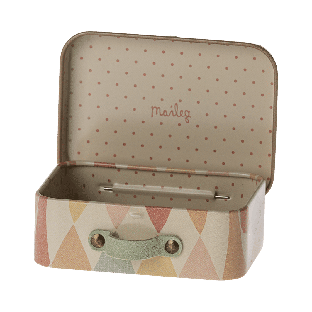 Maileg Resväska, Micro - Harlequin
