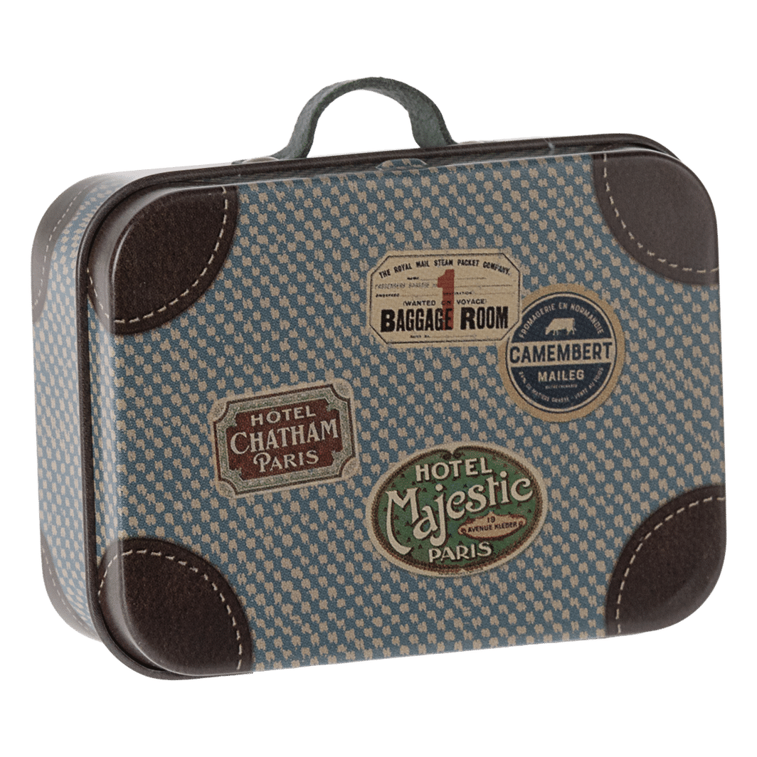 Maileg Resväska, Mikro - Blå