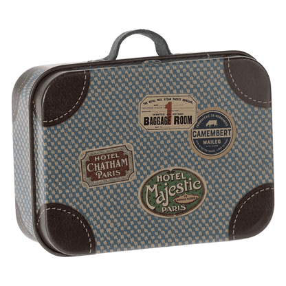 Maileg Resväska, Mikro - Blå