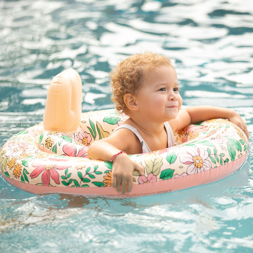 Swim Essentials, Baby badring 0–1 år - Blossom