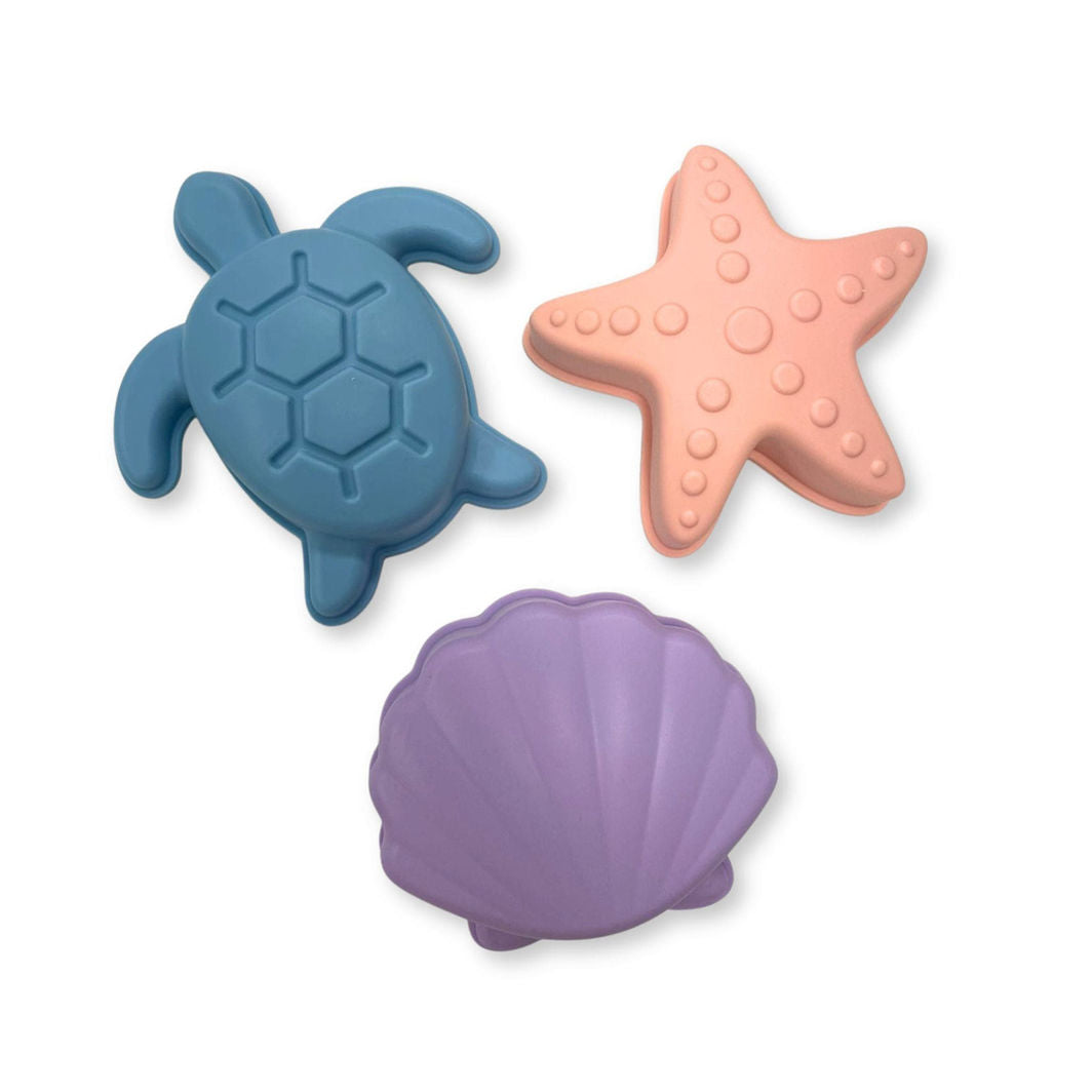 Swim Essentials, Sandsæt 5 delar i silikon – Pure Tones Pastel