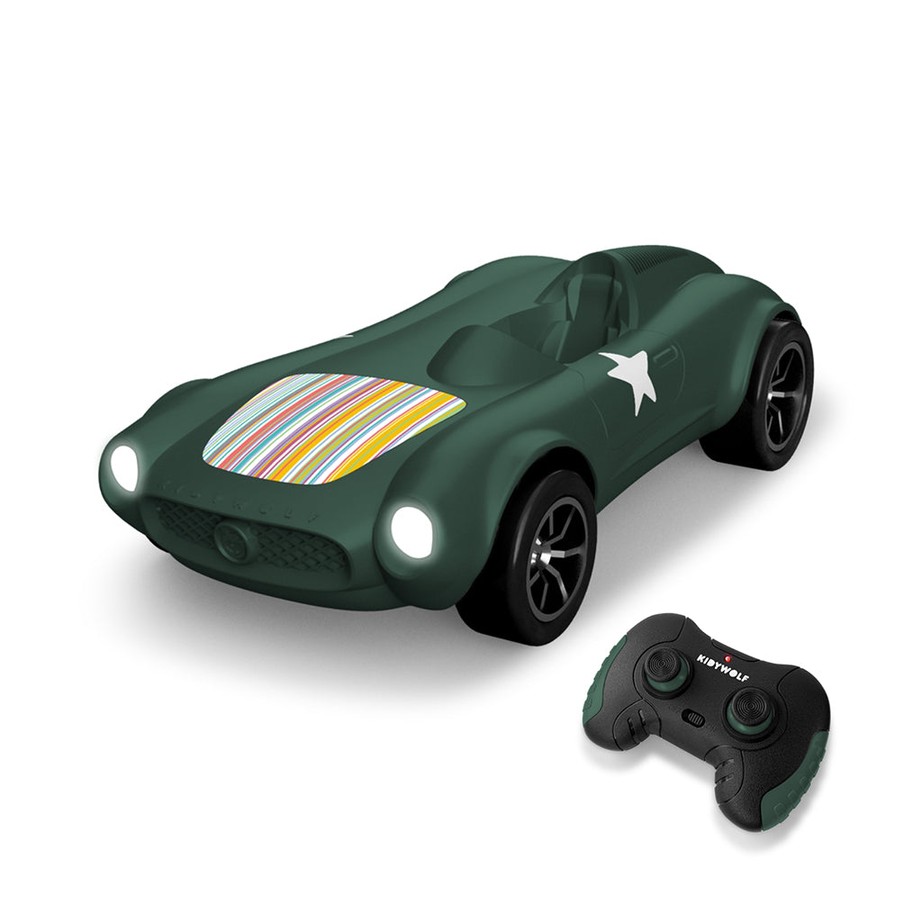 Kidycar fjernstyret bil m remote control, Green