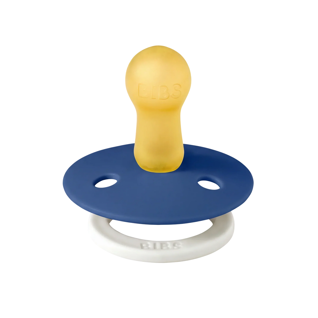 Bibs-napp i naturgummi, stl. 2 – Cornflower GLOW