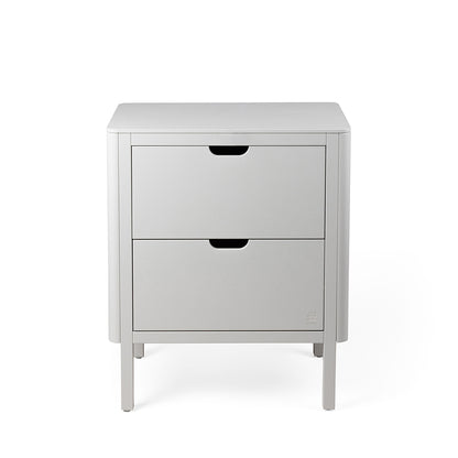 Sebra skötbord i trä, 2-i-1 design m. lådor - Stone