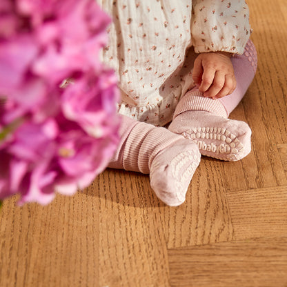 GoBabyGo krypstrumpbyxor med gummiknoppar, Navy blue