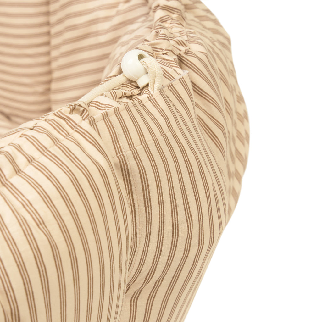 Play&amp;Go Bloom, Tre-i-én babytæppe, økologisk - Stripes brown