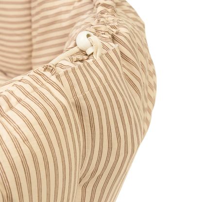 Play&amp;Go Bloom, Tre-i-én babytæppe, økologisk - Stripes brown