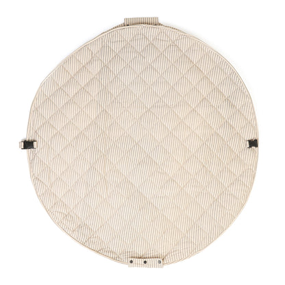 Play&amp;Go To-i-én babytæppe, økologisk - Stripes blue