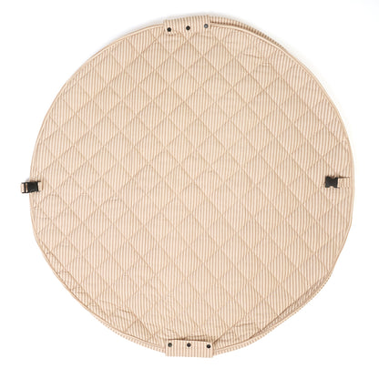 Play&amp;Go Två-i-en babytäcke, ekologiskt – Stripes brown