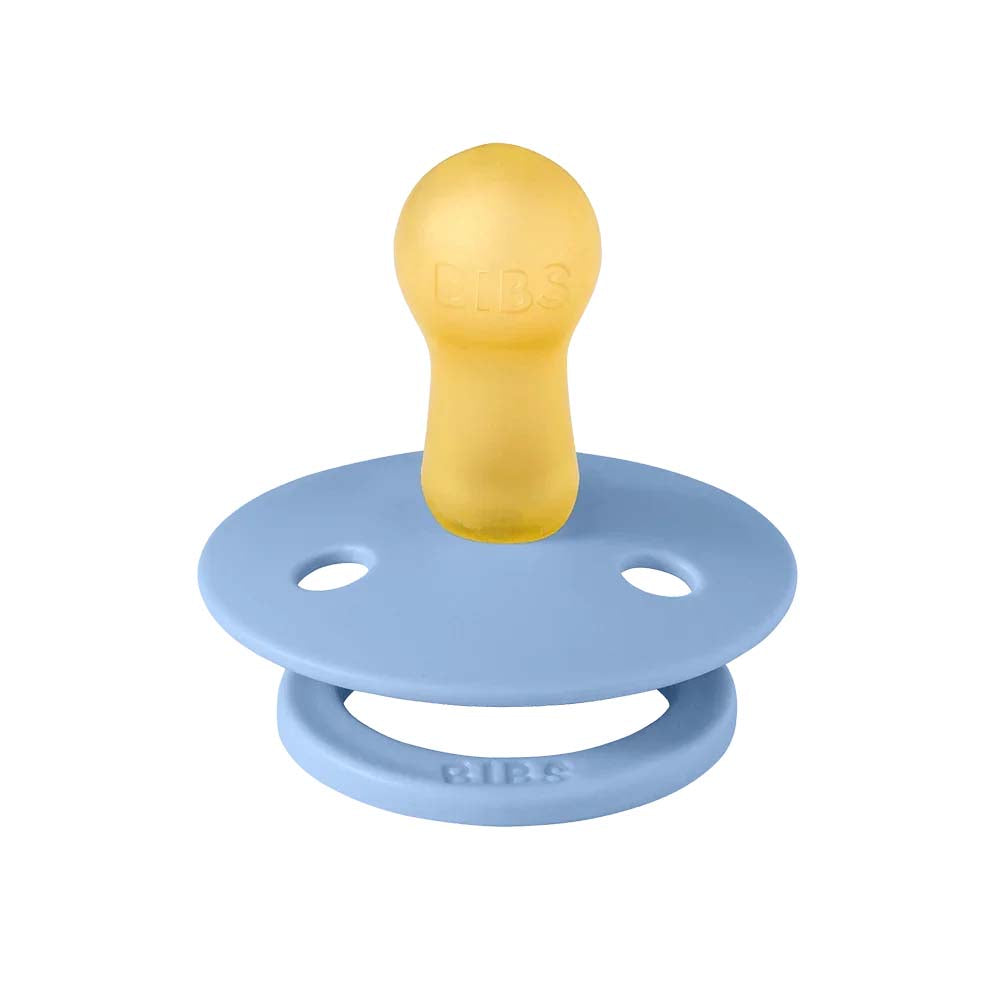 Bibs x Moomin-nappar i naturgummi, 2-pack, stl. 2 – Mymble Ivory/Sky Blue
