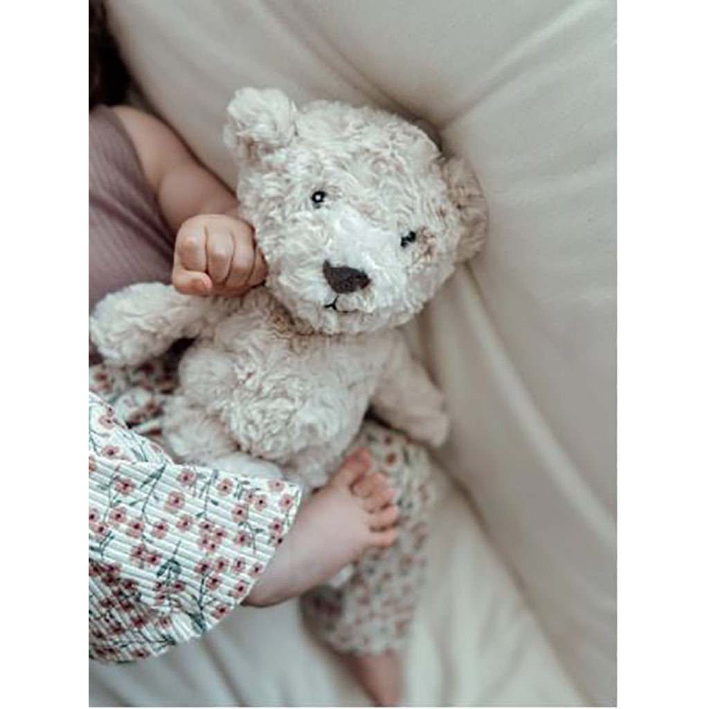 Flow Amsterdam Plysch Nattlampa med uppladdningsbart batteri, Lou nalle - Beige