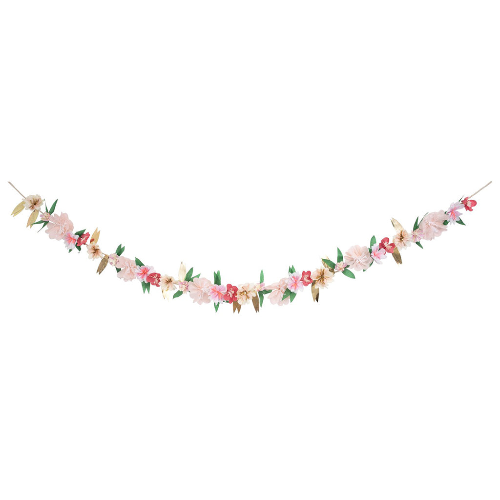 Meri Meri guirlande, Rose blossom – 3,4 meter